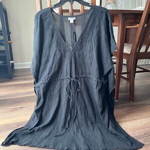 Old Navy Black Lace Tie Front Swim Cover-Up, NWT, Size XXL!  Pretty!